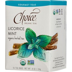 缘起物语 美国Choice Organic Teas有机 极品薄荷甘草茶